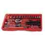 New 46 Pcs DIY Tool Set Screwdrivers Torx Hex Key Socket Wrench Bar Case #1440 Image 4