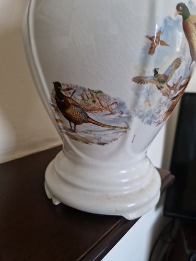 vintage gamebirds lamp