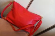 Red ladies handbag