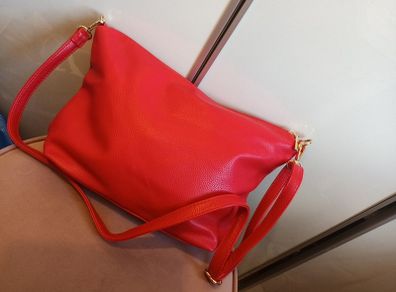 Red ladies handbag