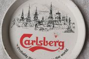 Carlsberg metal tray