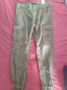 Danish Khaki Cargo Trousers