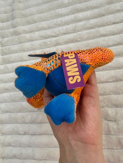 Drago The Baby Dragon Orange Shiny Paws Plush approx. 20cm. Used Please see pictures