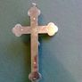 Old metal crucifix Souvenir of Mount Melleray Ireland Irish Co. Waterford Image 4