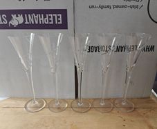 Variety of glasses, newgrange + waterford