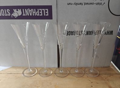 Variety of glasses, newgrange + waterford
