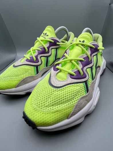 Adidas Ozweego Purple Neon Yellow Green EE5720 Shoes UK 7 EU 40 2\3 Running