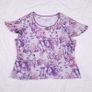 Jacques Vert Purple Pink Floral Print Chiffon Flutter Sleeve Blouse 20UK/48EU Image 7