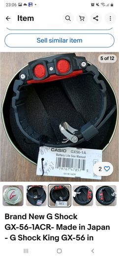 Brand new original G Shock GX56 King