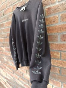 Adidas Crew Sweater Black Mens Small S