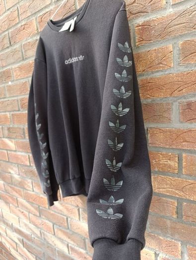 Adidas Crew Sweater Black Mens Small S