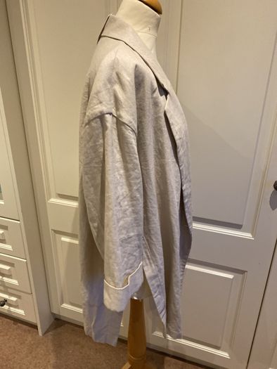 Zara linen mix unstructured jacket - 14-16 - new