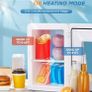 2 in 1 Mini Fridge 15 Litres / 21 Cans, Portable with Cooling and Heating Function, 12 V DC/220 V AC for Cars, Offices and Dormitories, Drinks, Cosmetics, Black, Max & Eco Mode Image 3