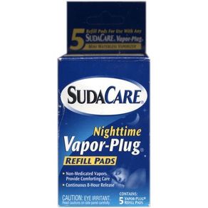 Sudacare vapour plug & 5 refill pads
