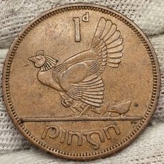 Ireland 1968 1d Penny Mint Error Chickless Penny