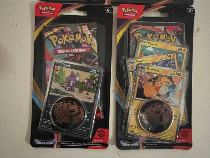 Pokemon Chaos Rising Sealed Bundle 3 sealed Packs New