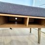 Rattan storage bench with cushion - like new Image 3
