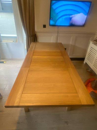 solid oak table