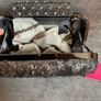 Silver/Black Clutch bag Brand New Image 4
