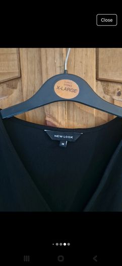 New Look Black Playsuit. Size 14