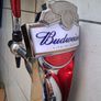 Chrome Budweiser Beer tap drip tray lights up Image 4