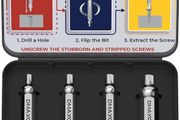 NEW SALE | 04 Pcs Screw Extractor Set - Broken Screw Removal Tool - Damaged Screw Extractor Set - Damaged Screw Remover - Stripped Screw Extractor Kit
