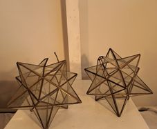 2 Moravian Star Pendant Light Shades