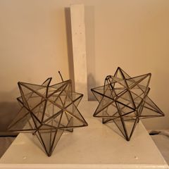 2 Moravian Star Pendant Light Shades