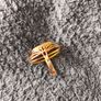 14Ct Gold Ring with corundum stone Image 2