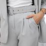 elegant set  blazer and pants with belt  fits sm m l  made in italy Image 2