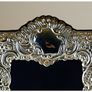 Large Sterling Repousse 925 Silver Ornate Frame Carrs Sheffield Image 2