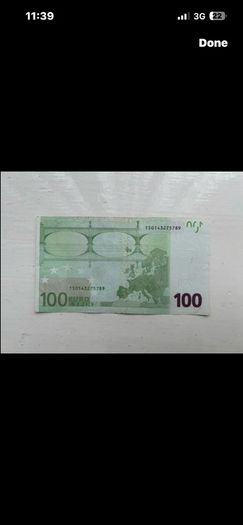 Rare 100 euro T Duisenberg banknotes 2002