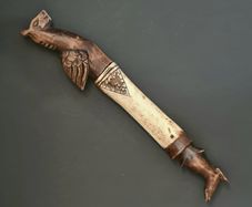 Handcrafted Old Indonesian Ornament, Medicine Holder