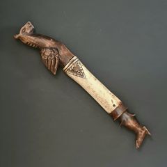Handcrafted Old Indonesian Ornament, Medicine Holder