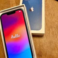 Apple iPhone 13 Blue 128GB Excellent Condition 90% Battery  Unlocked