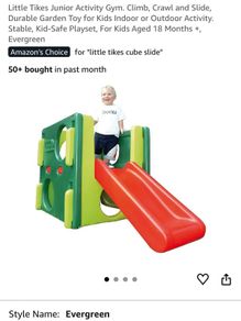 little tikes cube activity slide