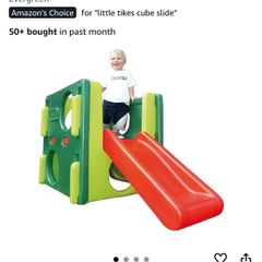 little tikes cube activity slide