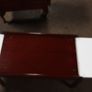Wood glass cabinet/display with lights, coffee table Image 7