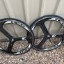 HED 3-spoke carbon wheels shimano 11 speed cassette Image 6