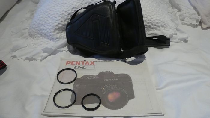 PENTAX P30N Film Camera with 3 Lens and filters.