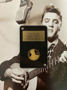 Elvis Presley 1/10th oz Pure 24-carat Gold Coin