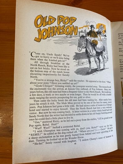 Vintage annual: 'Champion The Wonder Horse' 1958