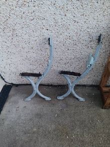 cast iron bench ends