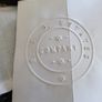 Antique cast Iron press / company seal stamps Image 5