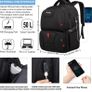 Extra Large Backpack for Men 50L,Lunch Backpack Work Bag Travel Laptop Backpack 17.3 Inch with USB Charging Port,Water Resistant Big Business Computer Rucksack for Men Women College School Black (FREE POSTAGE) Image 4