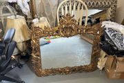 Large Ornate Gilt Rococo Mirror Frame