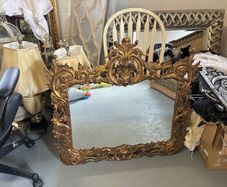 Large Ornate Gilt Rococo Mirror Frame
