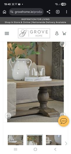 Mulholland Dark Oak Coffee Table Barely Used
