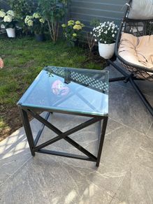 glass coffee table
