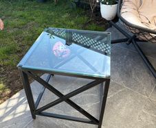 glass coffee table